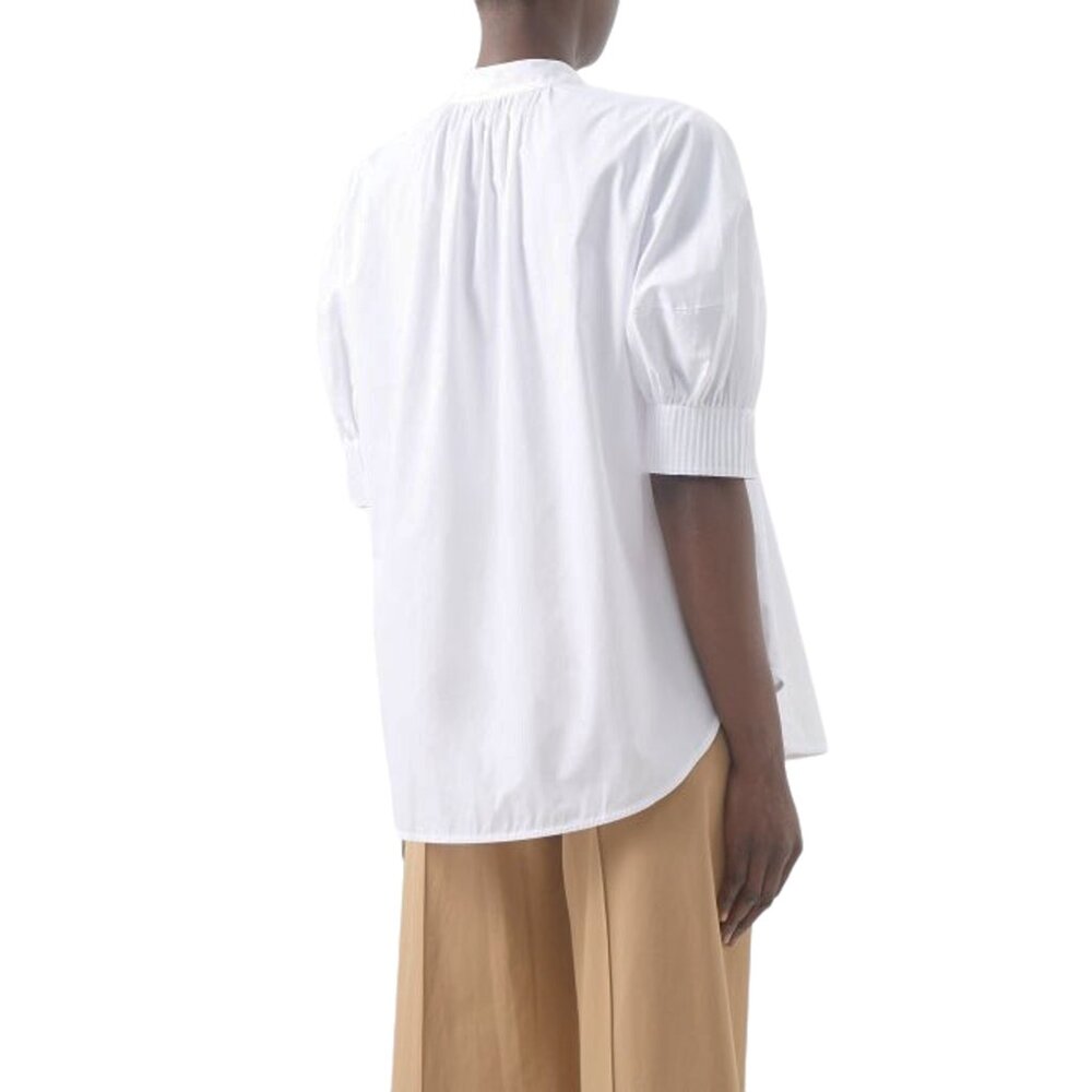 Lee Mathews White Pintuck Popover Blouse - Picture 3 of 12